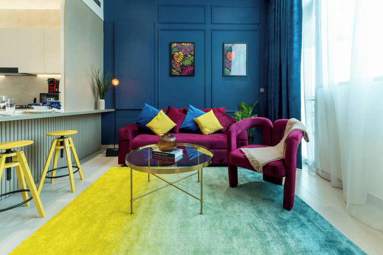 Living area 4, Colorful Designer Retreat - Luxury, Dubai