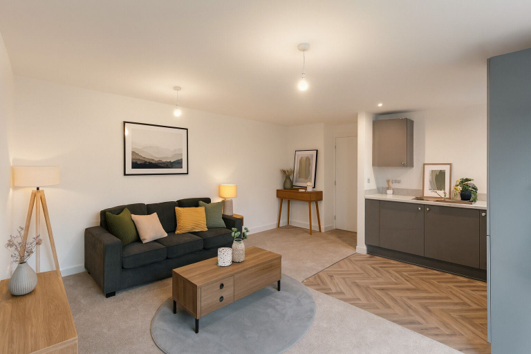 Living area 3, Modern Flat near Anfield & Free Parking, Wakefield