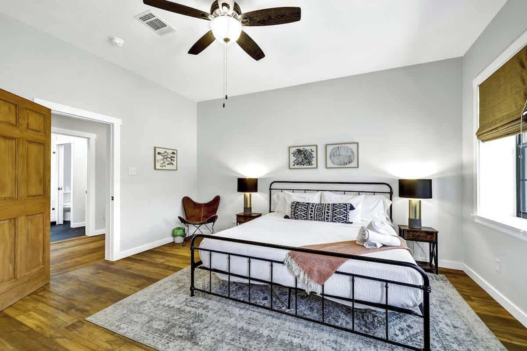 Bedroom 3, Olive St Ranch with HotTub-Grill and Party Barn, Gillespie
