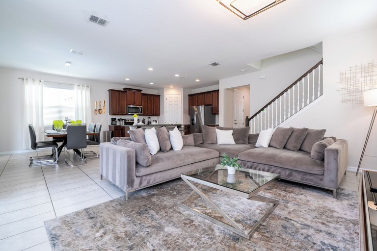 Living area 2, Stunning 4Bd w Pool Gameroom Solara Resort 9008, Osceola