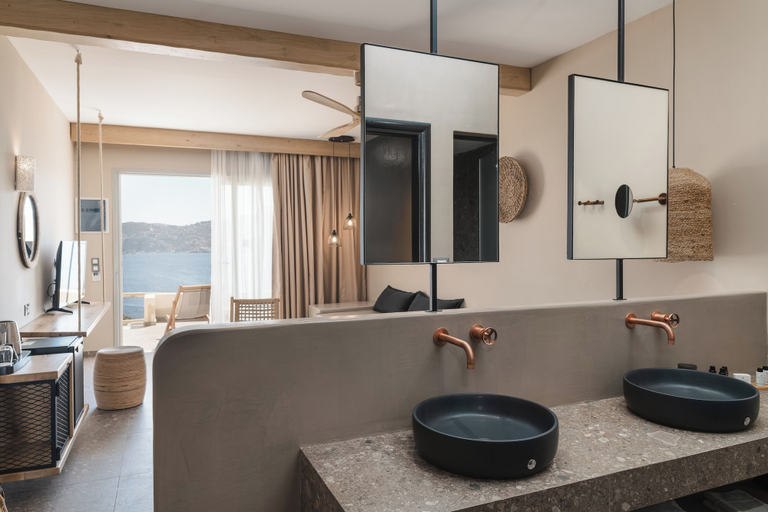Bathroom 5, Seaside A Lifestyle Resort All Inclusive, Crete