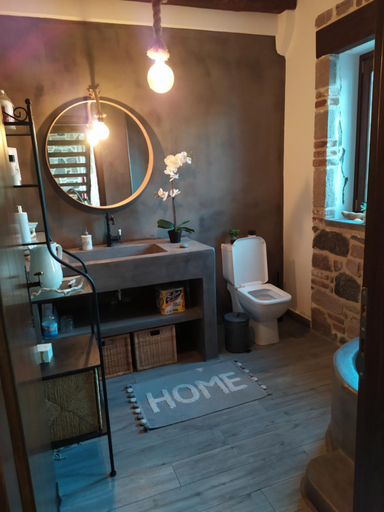 Bathroom, Molivos Castleview Luxury Villa with private parking, North Aegean