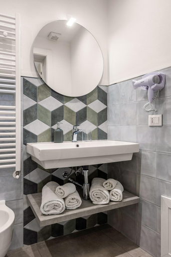 Bathroom 2, Casa Azzurra Rooms e apartment By Dimora Hub, Palermo