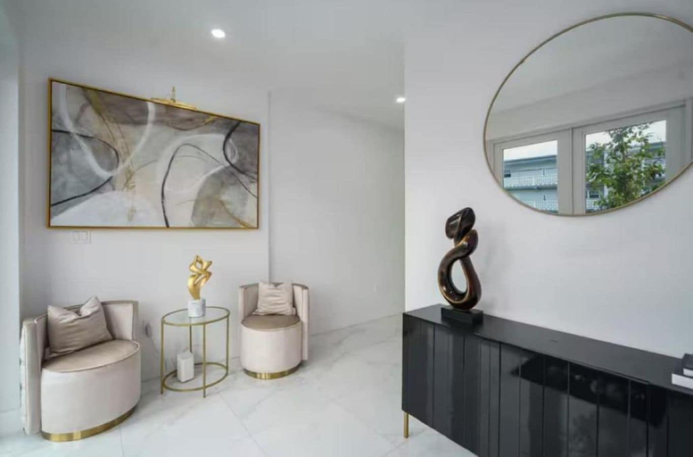 Lobby, Villa 3 Min Walk to Beach Pool, Broward