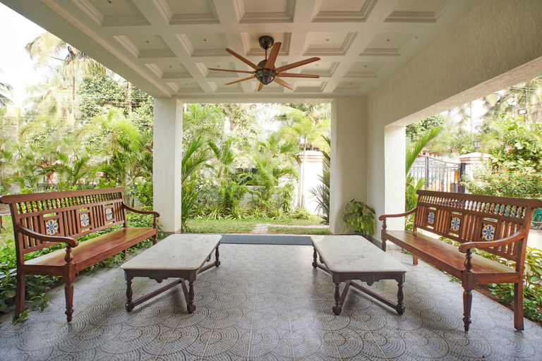 Front of property 5, Oxel town house, North Goa