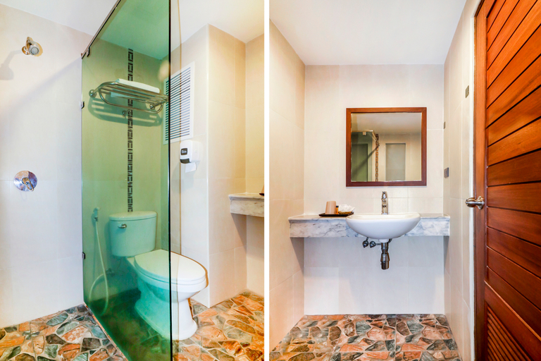 Bathroom 4, Collection O JA Siam City, Pattaya