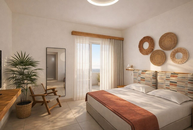Room 4, Cavo Notos Beach Hotel, Ionian Islands