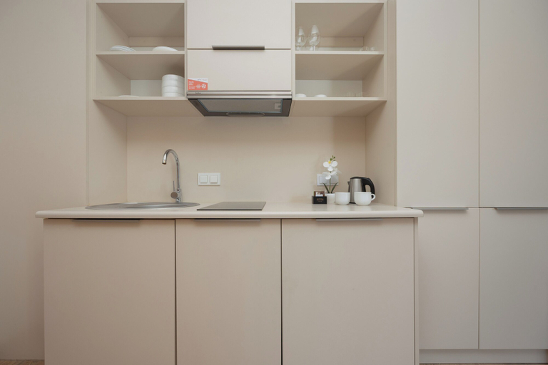 Private kitchen 4, Wolska Studio Apartments by Solarento, Warsaw