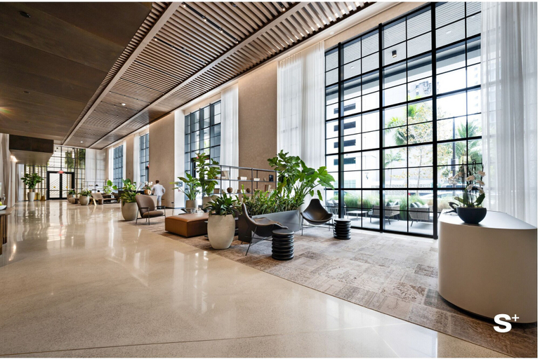 Lobby 1, Luxury Studio in DTW Miami, Miami-Dade