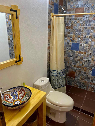 Bathroom, Rancho Campestre Virgen del Rio, Chignahuapan