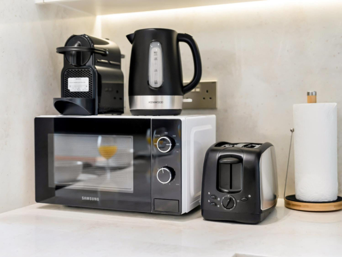 Kitchen 5, Royal Vista - Luxury 1BR Apartments with Private Pool at Binghatti Royale - JVC, Dubai