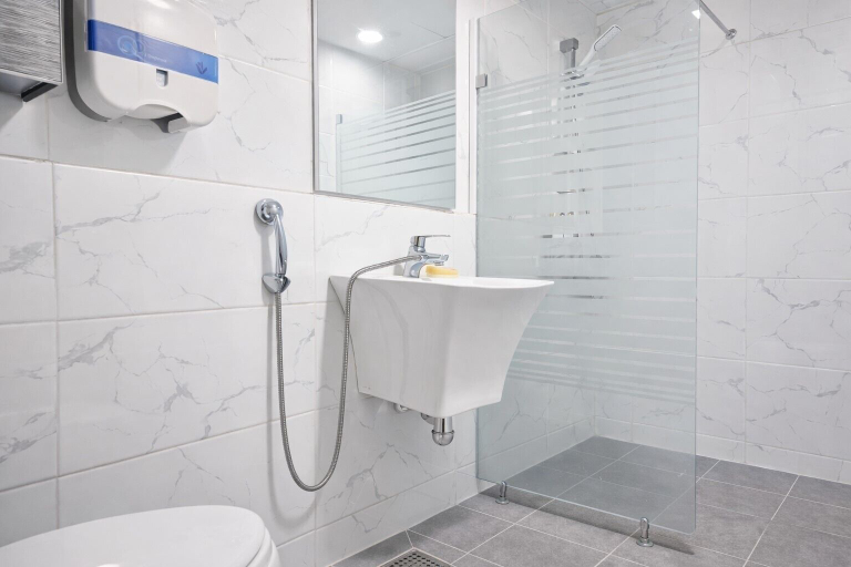 Bathroom 4, Aroma Hotel, Gwanak