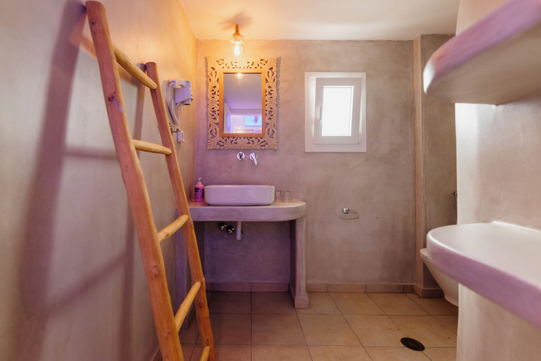 Bathroom 5, Mikri Vigla Hotel Beach Resort, South Aegean