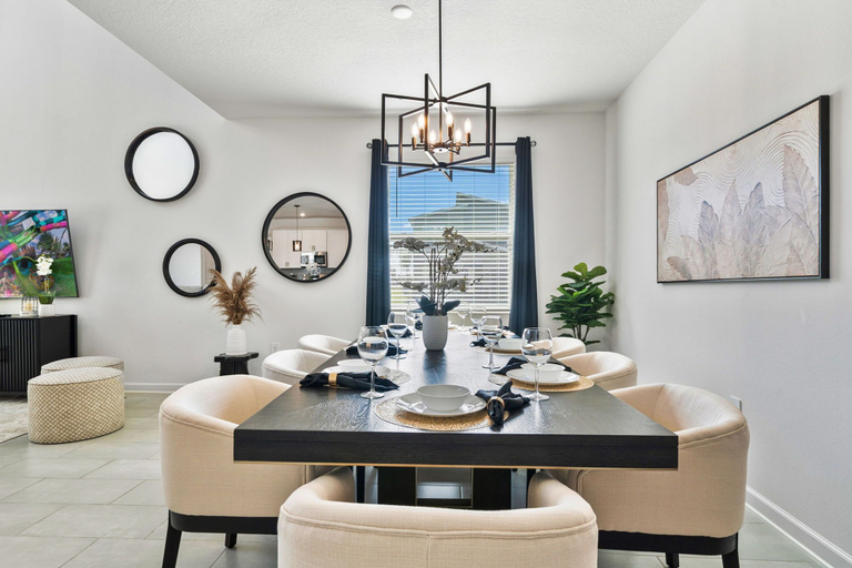 Dining room 4, Wonderful Villa 5Bd Jacuzzi Pool Close Disney 611, Osceola