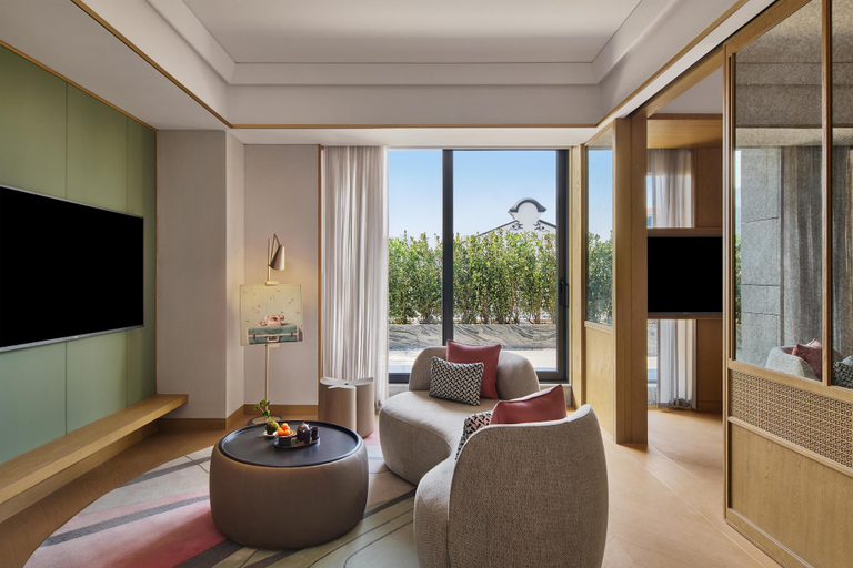 Living area 3, Xi Zhe Wuxi, Curio Collection By Hilton, Wuxi