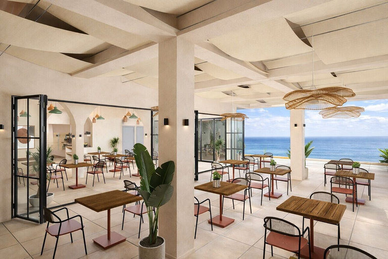 Breakfast area, Cavo Notos Beach Hotel, Ionian Islands