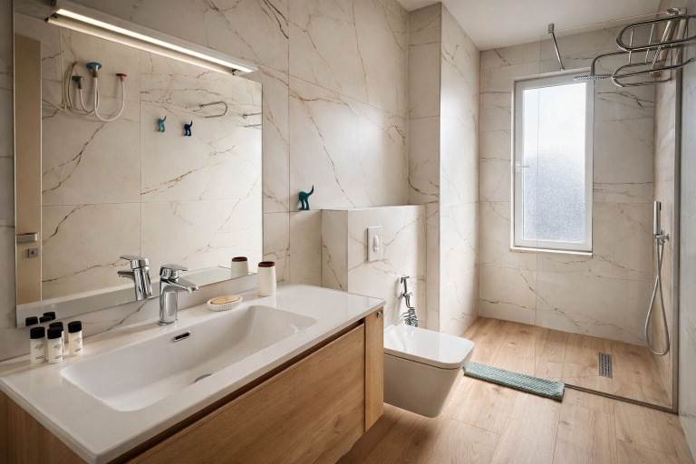 Bathroom 3, Vila Eva, Kavajës