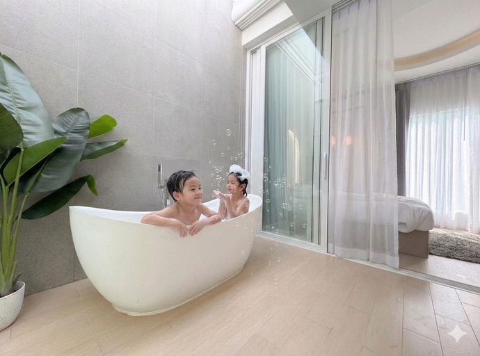 Bathroom 4, The Pool Space - ICONIC Pool Villa Pattaya, Pattaya