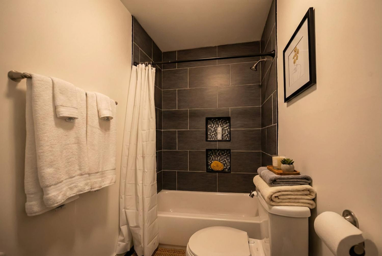 Bathroom 3, Park Place- cozy modern space fully updated fast WiFi good coffee and easy parking, New Castle