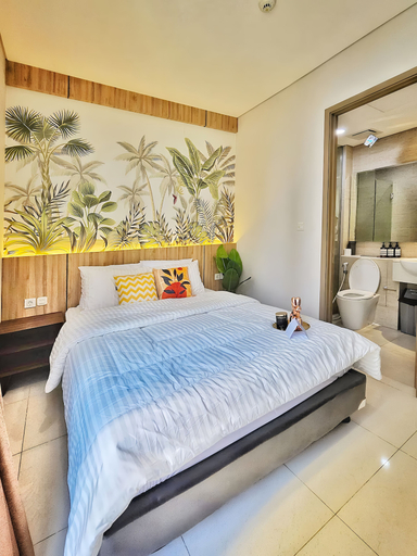 Room 4, Spazio By SanLiving - 3BR - Hublife Mall, Jakarta Barat
