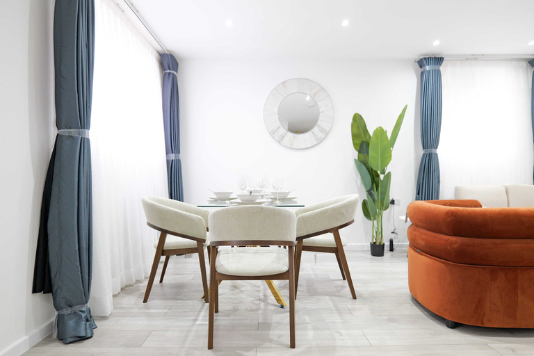 Dining 3, The Wembley Crown Luxe 1 Bed Flat, London