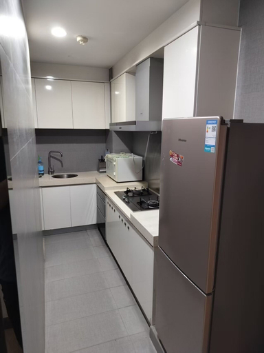 Private kitchen, Li He Yu Jia Apartment Hotel, Zhongshan