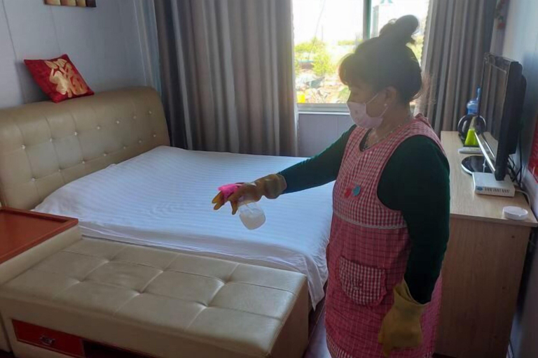 Bedroom 2, Apple Inn Express Hotel, Zibo