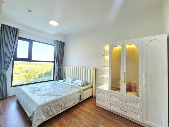 Bedroom 2, SwanBay Apartment Rice House - Park View Quiet and Green, Nhơn Trạch