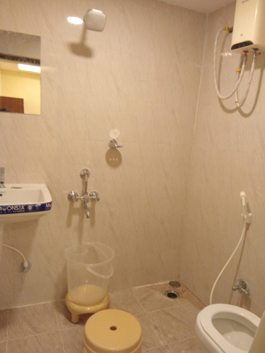 Bathroom 2, Siddi Vinayaka hotel, Hyderabad