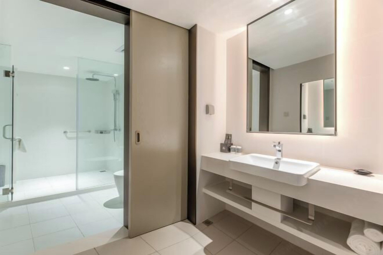 Bathroom 4, Magnotel Hotel (Yan'an Baota Mountain Hundred Meter Avenue), Yan'an