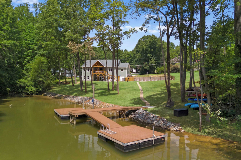 Exterior & Views 2, Hideaway Cove Private Dock, Firepit, New Build, Iredell