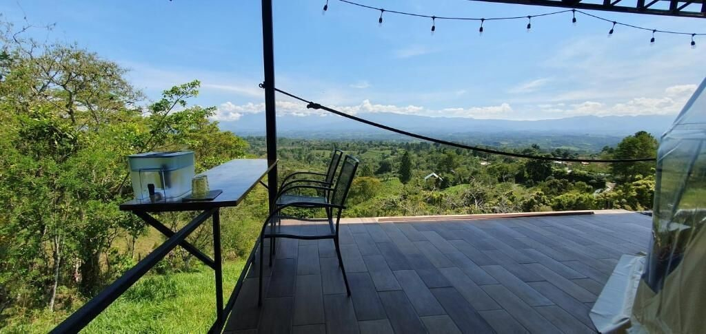 Outdoor dining, Ararat Eco Farm, Coto Brus