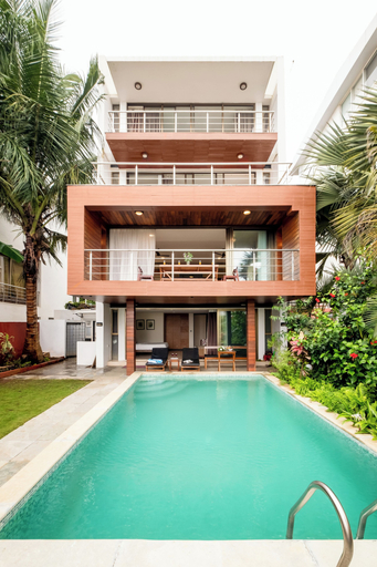 Pool 4, Staymaster Edge Water- Sea View 4BR, North Goa