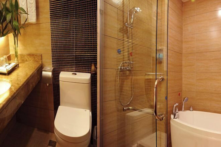 Bathroom 4, Baimei Zhubao Hot Spring Hotel, Dehong Dai and Jingpo