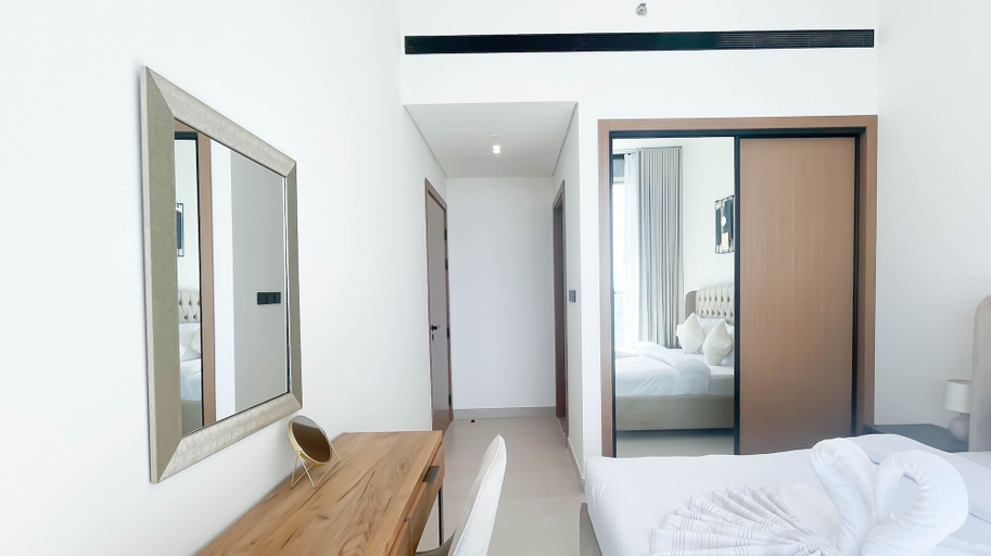 Bedroom 2, Bright & Modern1br Binghatti Amber JVC Dubai, Dubai
