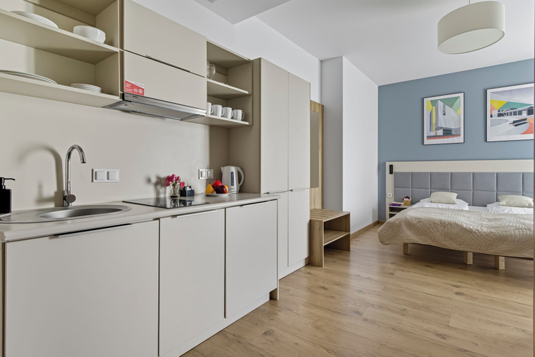 Room 3, Wolska Studio Apartments by Solarento, Warsaw