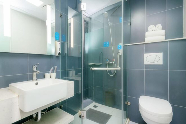 Bathroom 4, ShengTing Hotel (Zhengzhou Hi-tech Development Zone Headquarters Enterprise Base), Zhengzhou