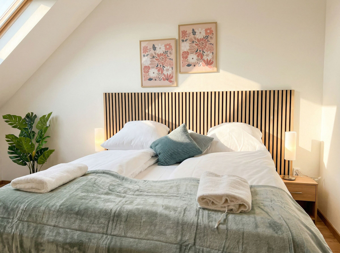 Room 4, Lovely 3BR Apt With Balcony Rennweg, Wien