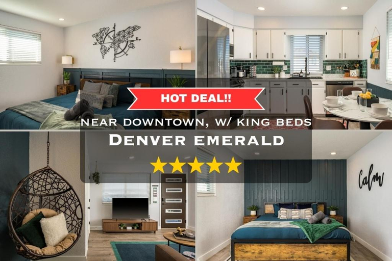 Bedroom 2, Denver Emerald - Close to Red Rocks, Arvada & Downtown, Adams