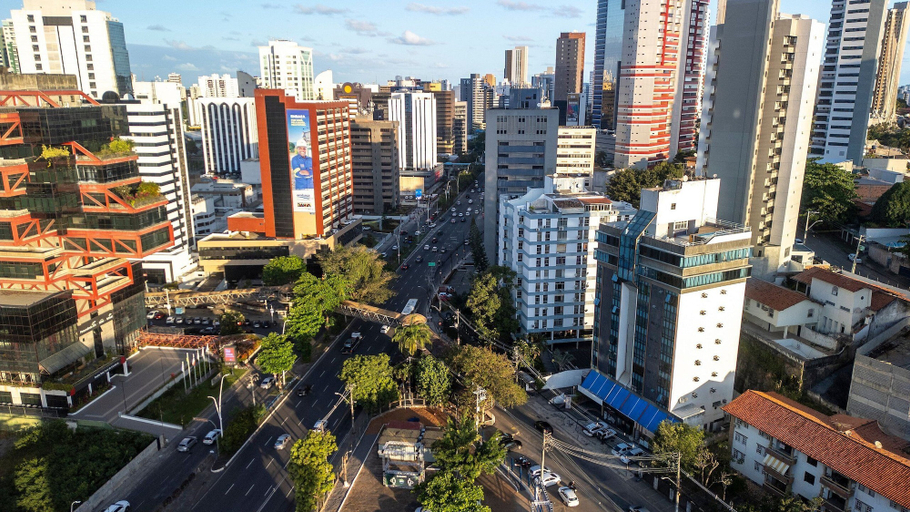 Aerial view 3, 1 Flat prox Salvador Shop com garagem, Salvador