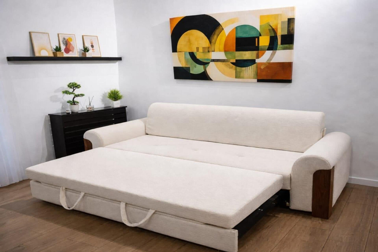 Bedroom 5, Captivating 2-bed Apartment in Tunis, Cité El Khadra