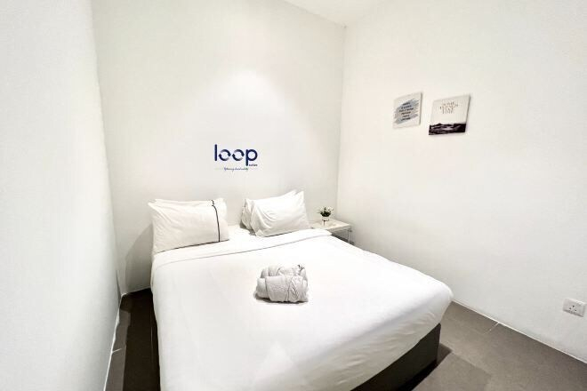 Bedroom 3, KL Sentral Serviced Apartment - The Establishment KL Sentral by Loop Suites, Kuala Lumpur