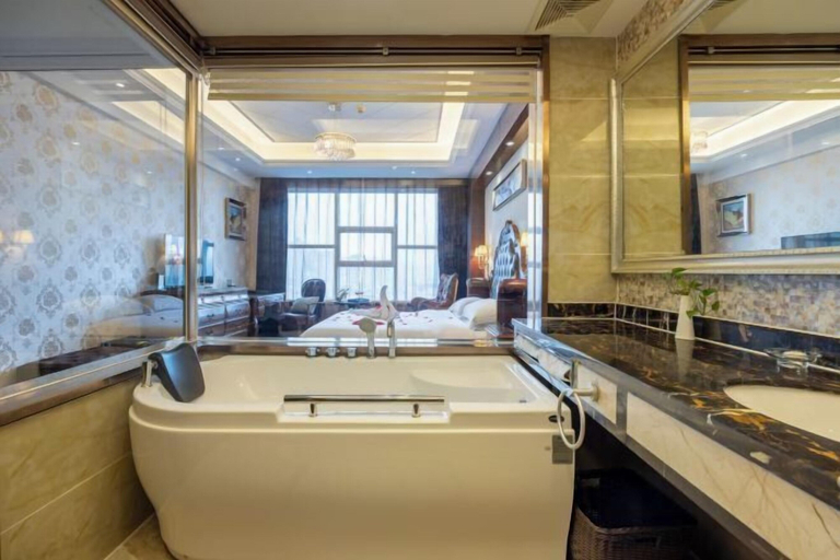 Bathroom 4, Kaitian Rezen Hotel, Xiangxi Tujia and Miao