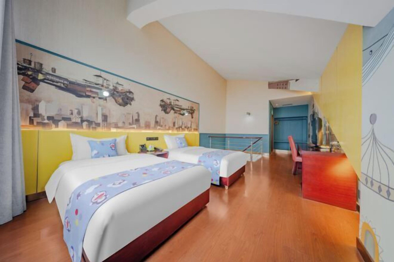 Bedroom 3, Oriental Landscape Holiday Hotel, Chongqing