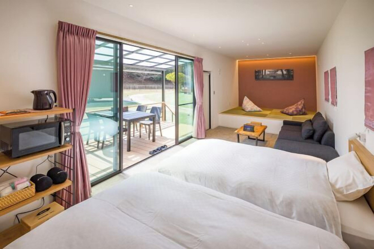 Bedroom 3, Luxury Trailers Rikyuise, Ise