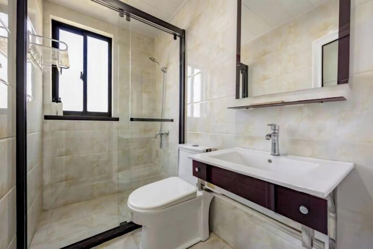 Bathroom, Anji Qile Farm, Huzhou