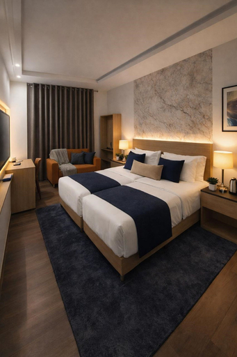 Bedroom 3, Hotel The Rise, Delhi