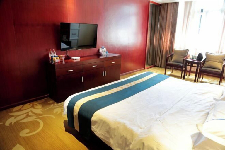 Bedroom, Junyu Boutique Hotel (Wanyuan Railway Station), Dazhou