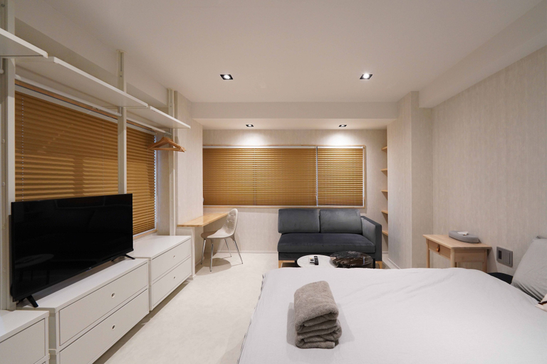 Room 4, Real Life Iidabashi 1-bedroom Luxe 3mins to Subway, Chiyoda