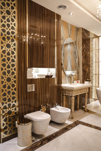 Bathroom 4, KANGURT Grand Hotel, Rudaki